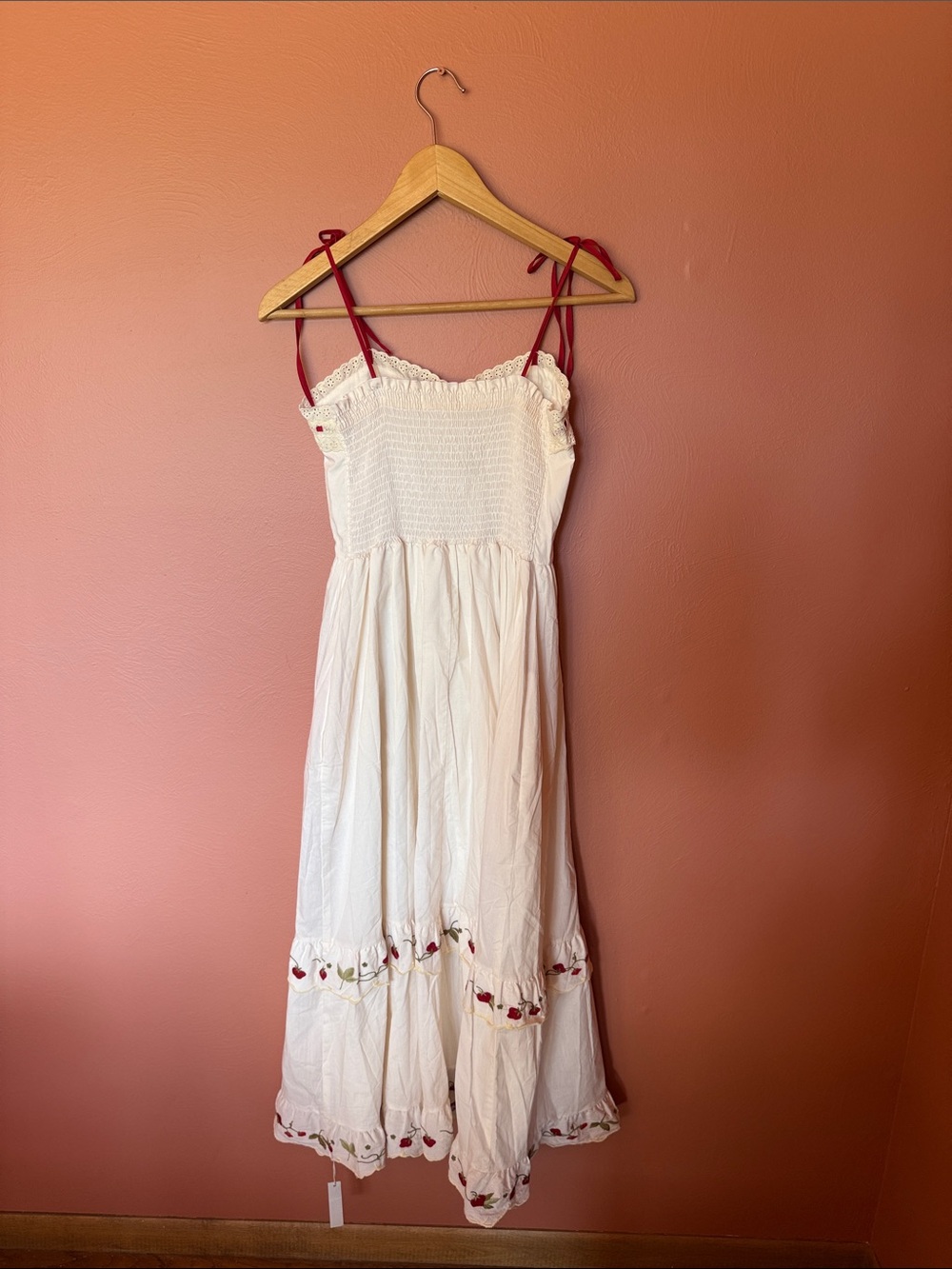 Christy Dawn Emma Dress In Strawberry Cream - Picture 5 of 6